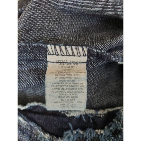 Dickies Girl Zipper Closure Madison Demin Jacket Size Large - Picture 8 of 8